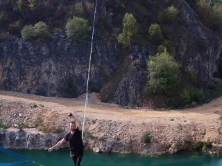 Pohled na druhou stranu kotvení